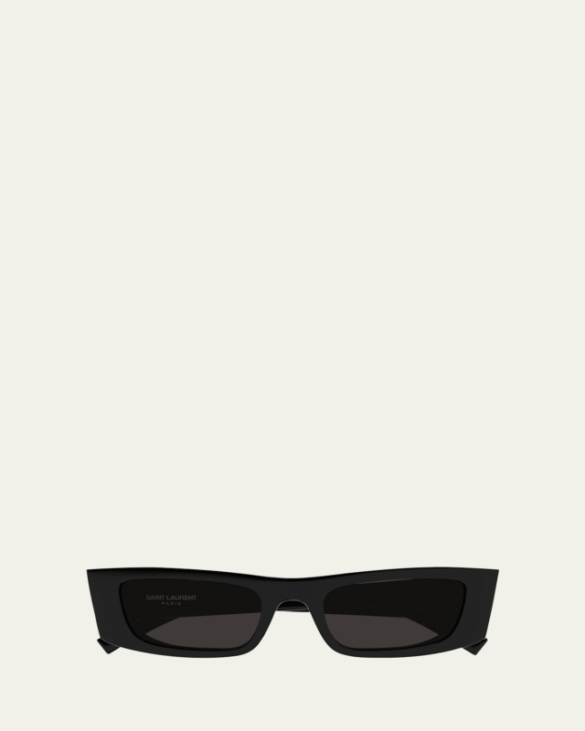 Logo Rectangle Injection Plastic Sunglasses